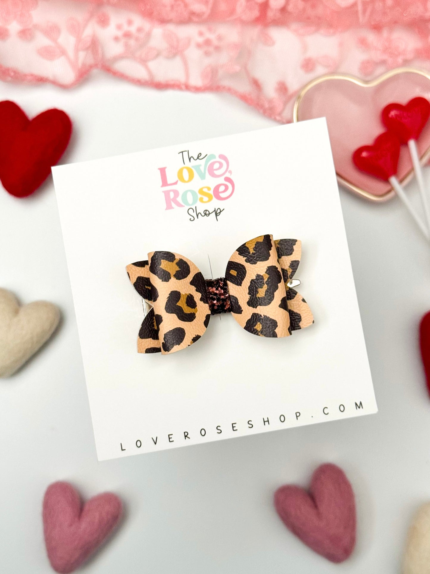 LEOPARD BOW