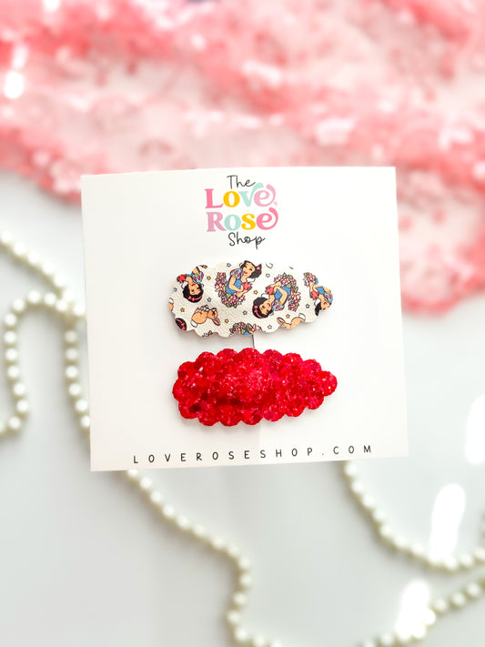 SNOW WHITE SNAP SET