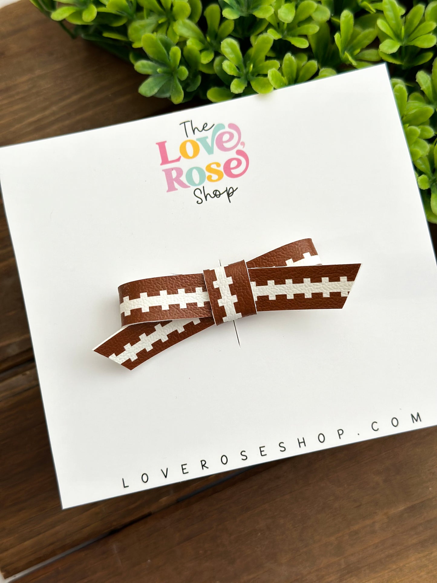 FOOTBALL DAINTY BOW