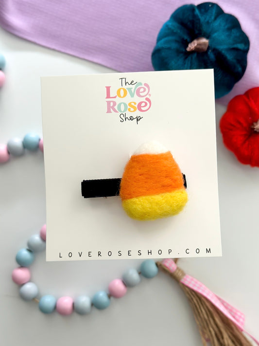 CANDY CORN FELTIE CLIP
