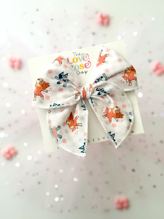 BLUEY BALLERINA SAILOR BOW