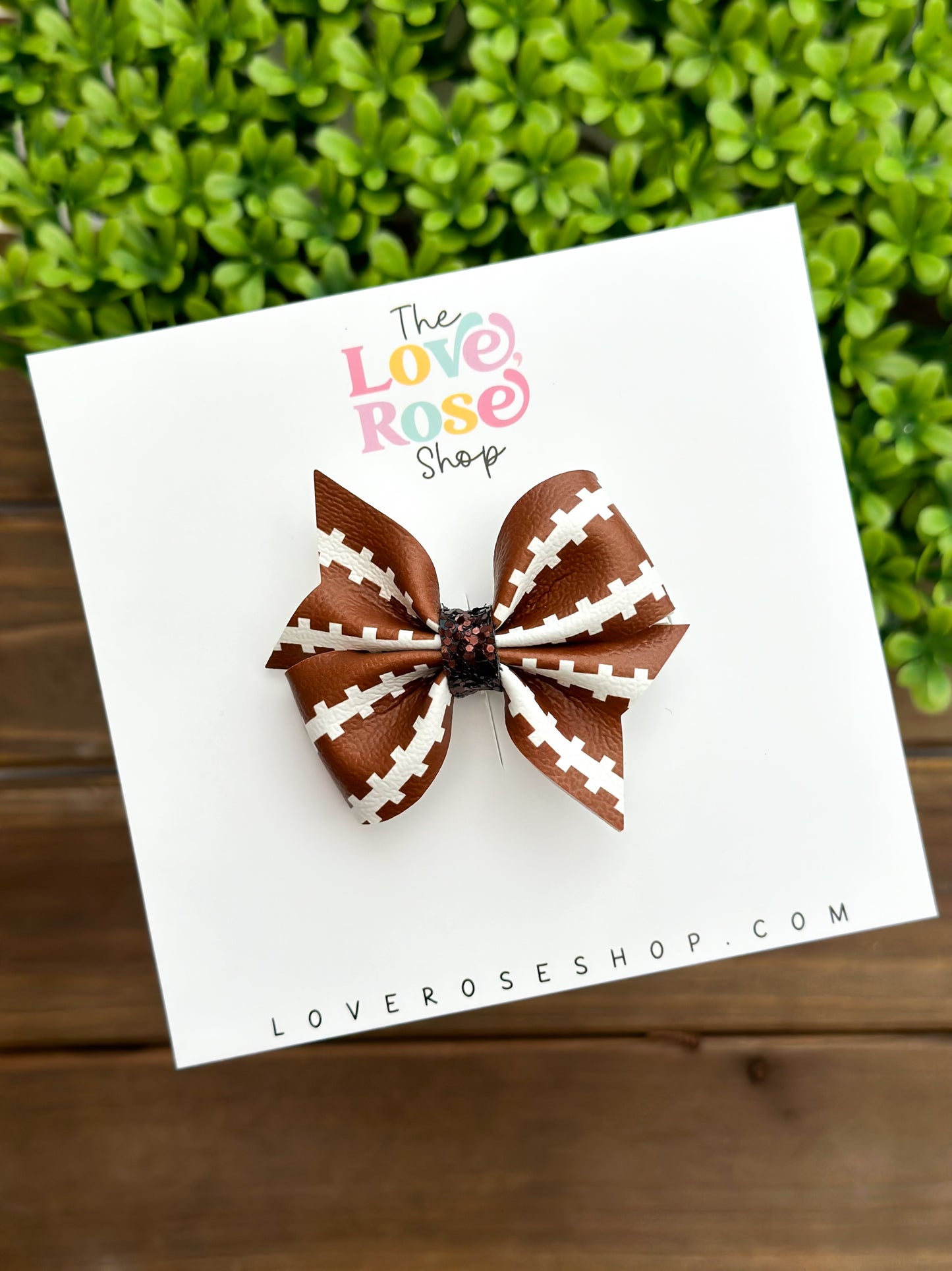 FOOTBALL PINWHEEL BOW