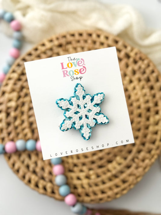 SNOWFLAKE CLIP (BLUE)